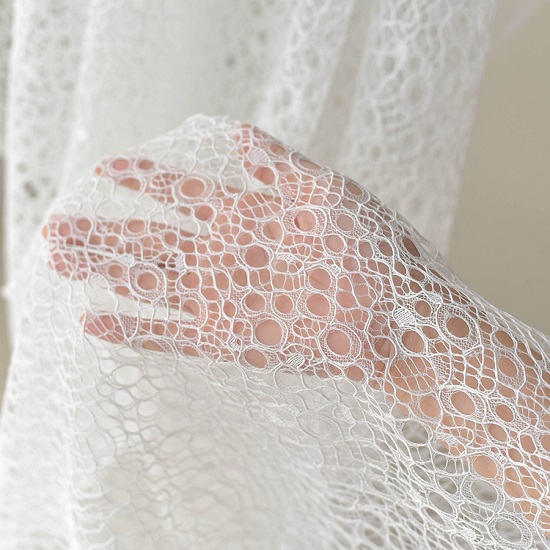 Bridal lace fabric