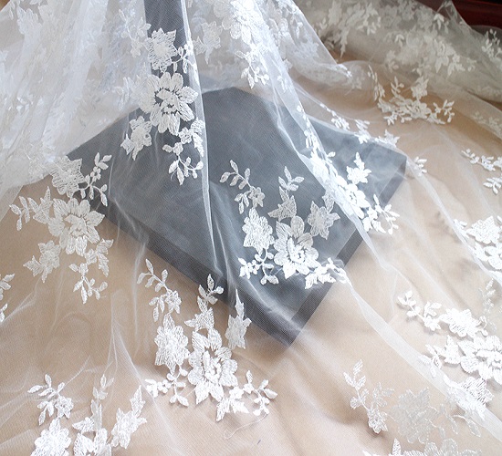 Bridal lace fabric