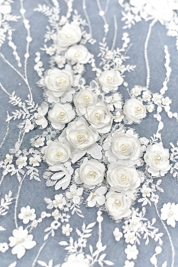 Bridal lace fabric