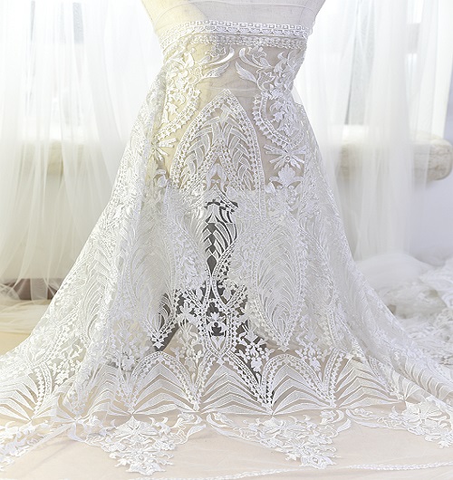 Bridal lace fabric