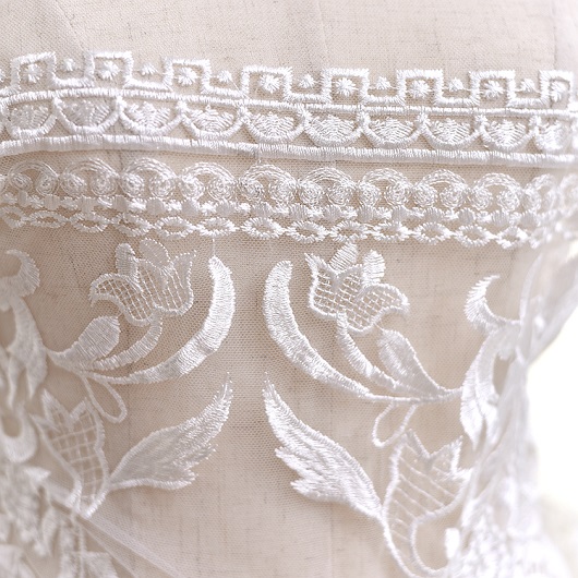 Bridal lace fabric