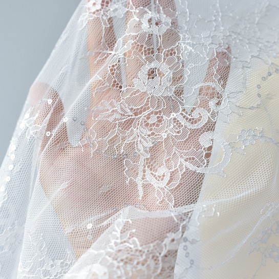 Bridal lace fabric