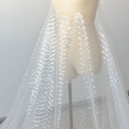 Bridal lace fabric