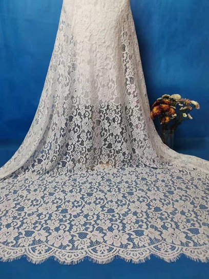 Bridal lace fabric