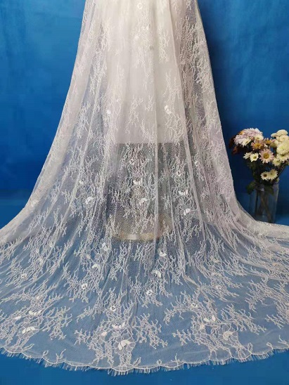 Bridal lace fabric