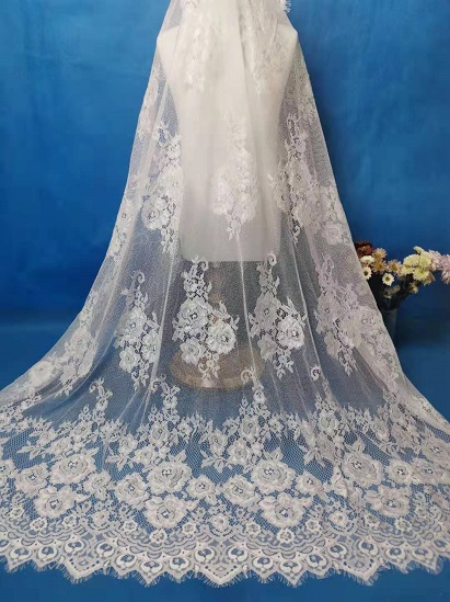 Bridal lace fabric