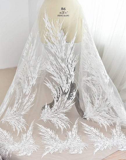 Bridal lace fabric