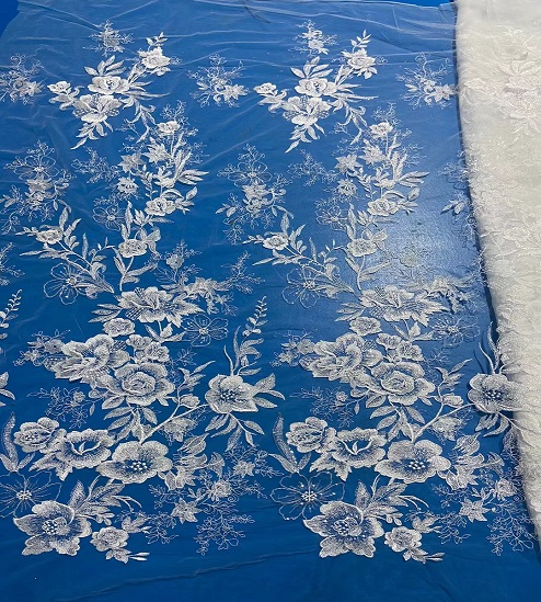 Bridal lace fabric