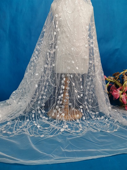 Bridal lace fabric