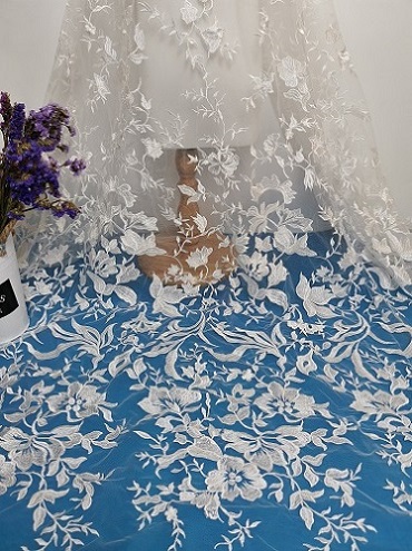 Bridal lace fabric