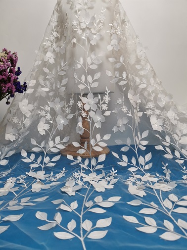 Bridal lace fabric