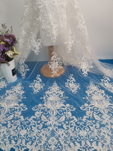 Bridal lace fabric