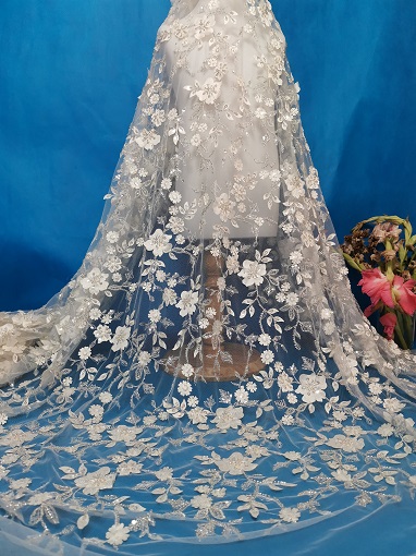 Bridal lace fabric