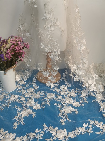 Bridal lace fabric