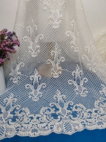 Bridal lace fabric