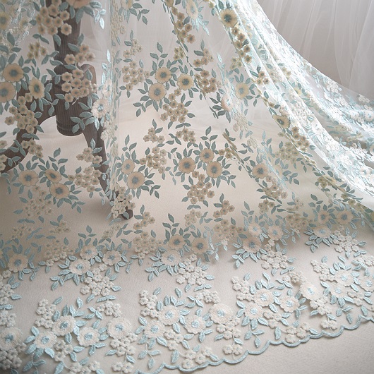 Bridal lace fabric