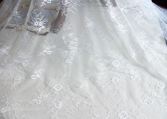 Bridal lace fabric