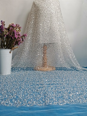 Bridal lace fabric