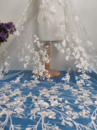 Bridal lace fabric