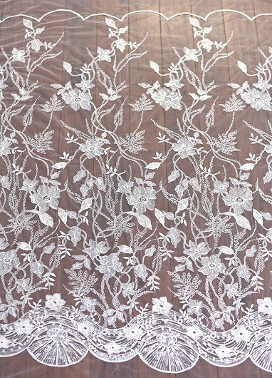 Bridal lace fabric