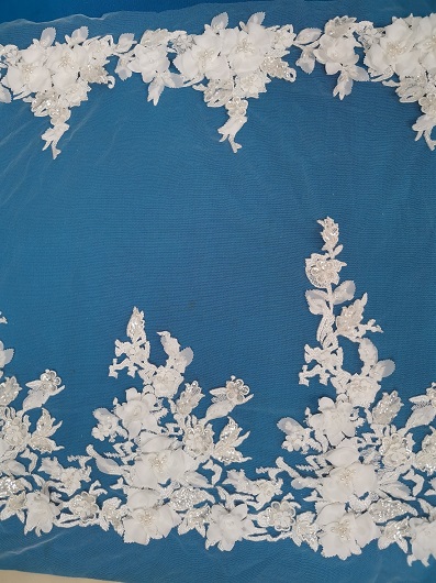 Bridal lace fabric