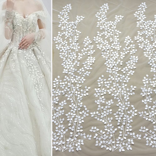 Bridal lace fabric