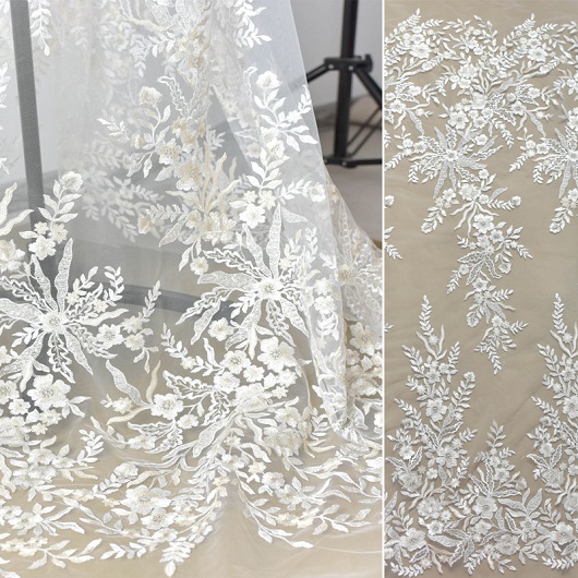 Bridal lace fabric