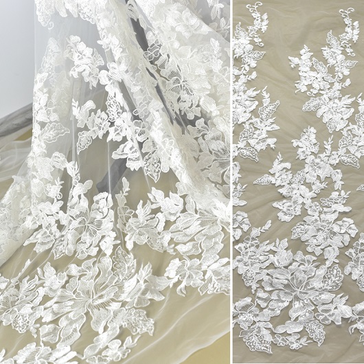 Bridal lace fabric