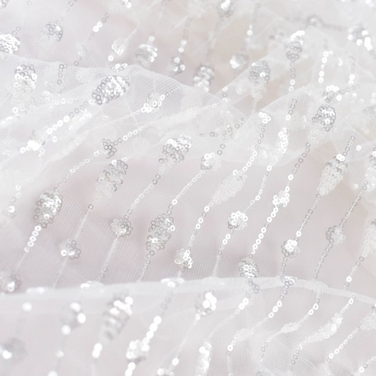 Bridal lace fabric