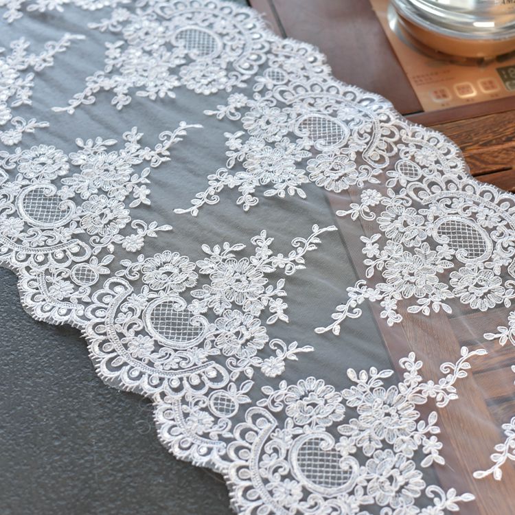 Bridal lace fabric