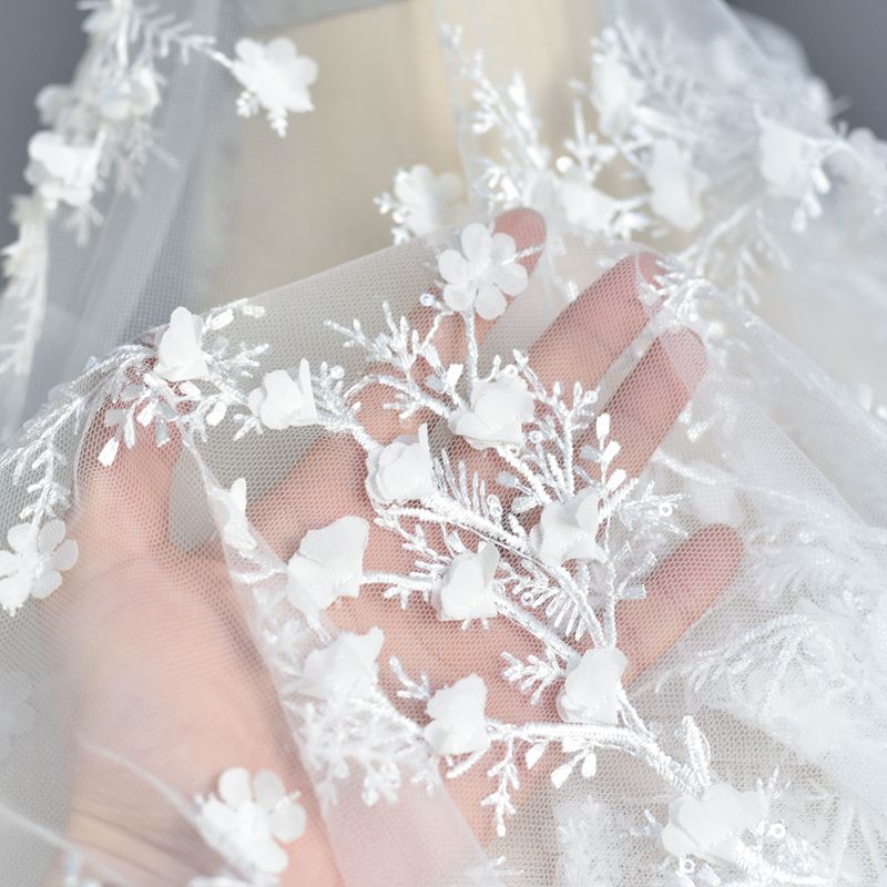 Bridal lace fabric