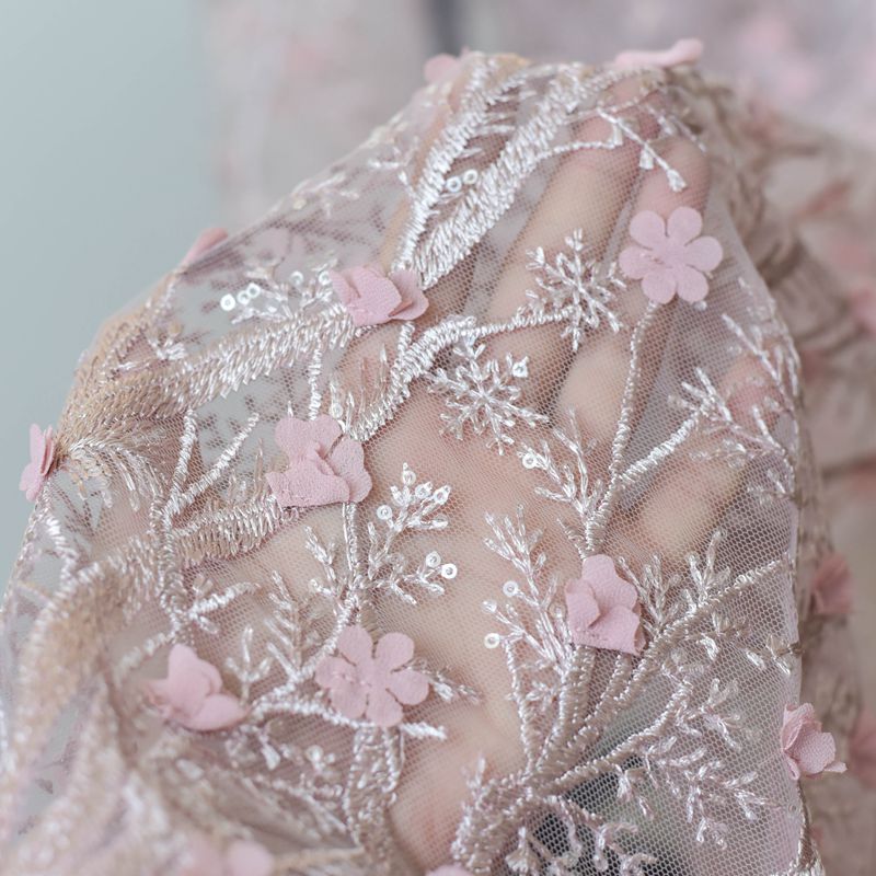 Bridal lace fabric