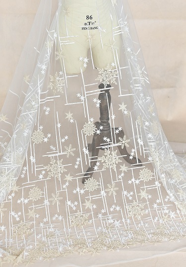 Bridal lace fabric