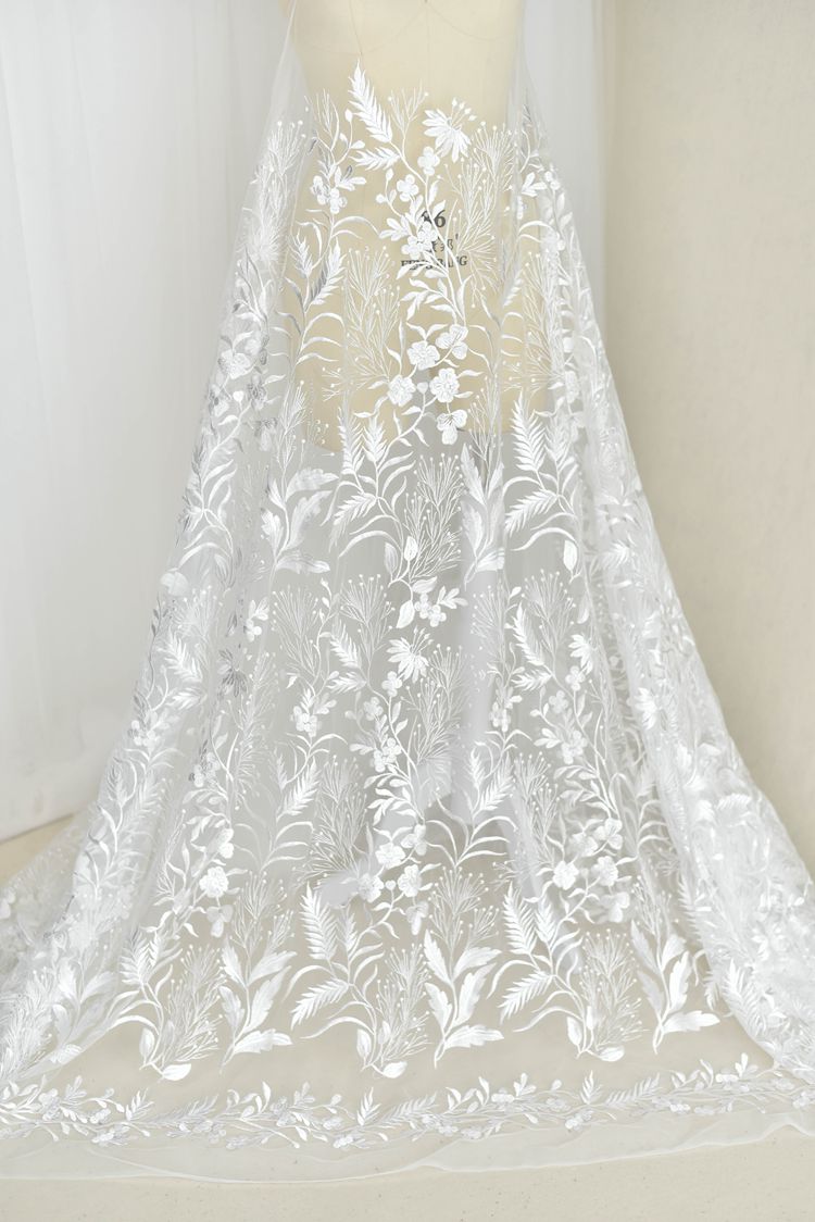 Bridal lace fabric