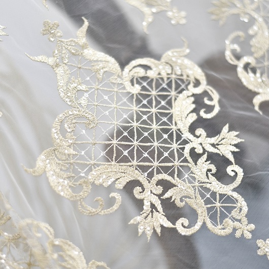 Bridal lace fabric