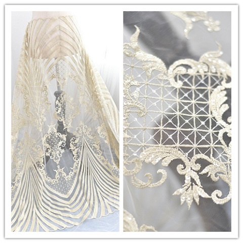 Bridal lace fabric