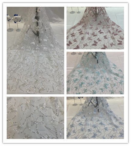 Bridal lace fabric