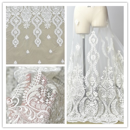 Bridal lace fabric