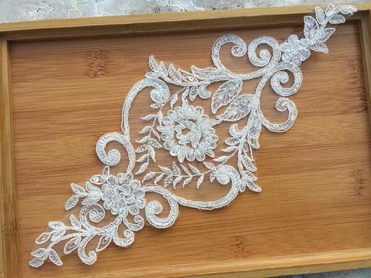 Bridal lace fabric