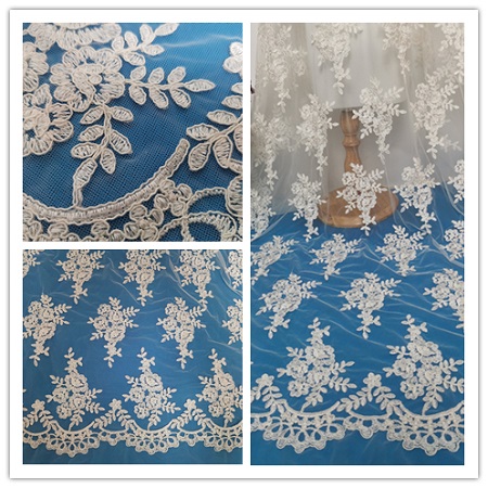 Bridal lace fabric