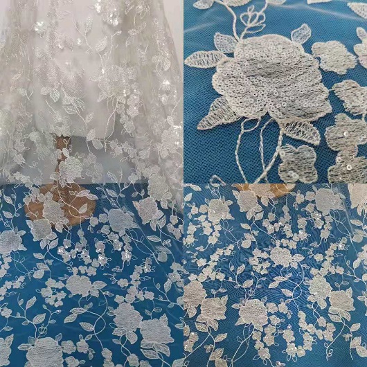 Bridal lace fabric