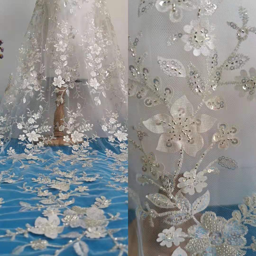 Bridal lace fabric