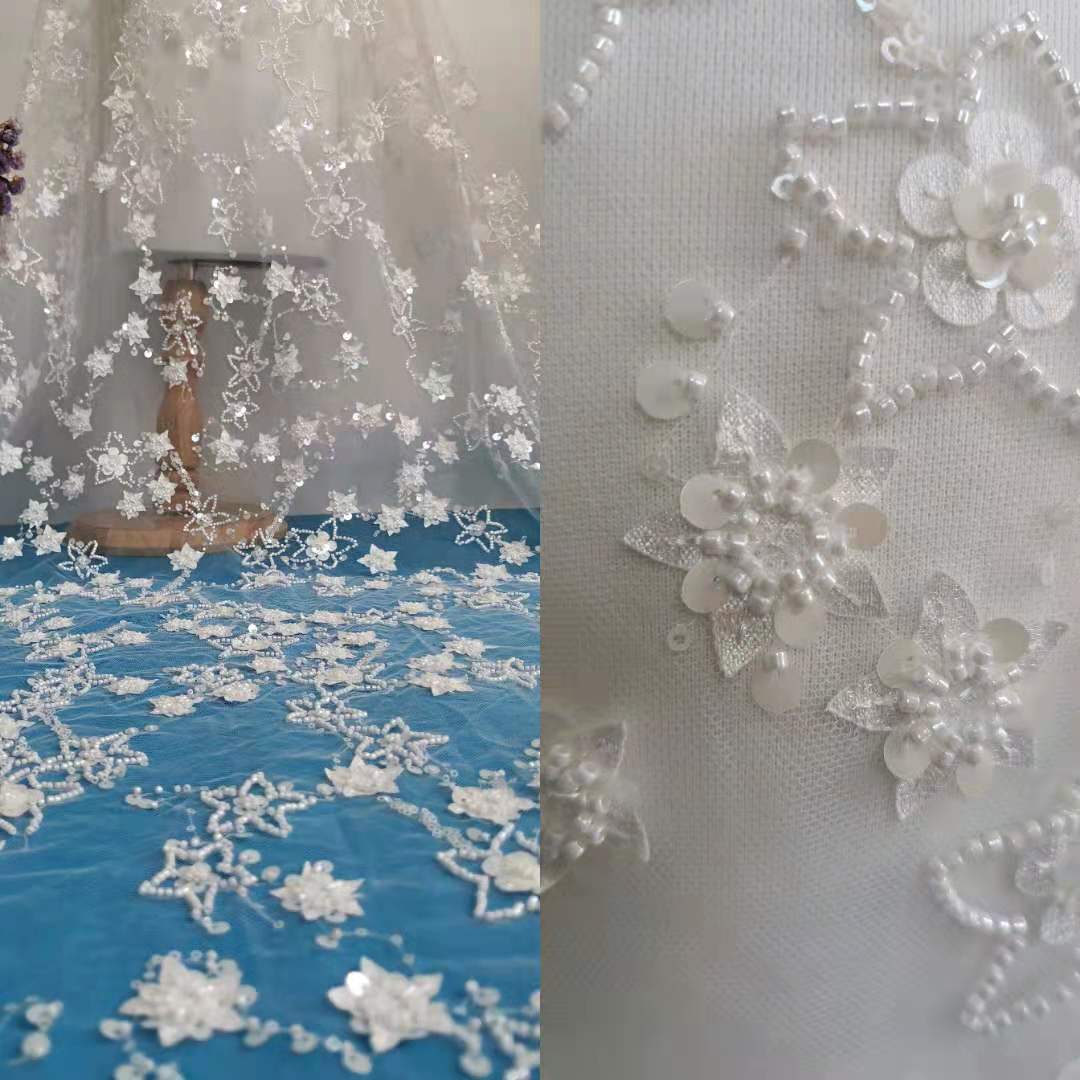 Bridal lace fabric