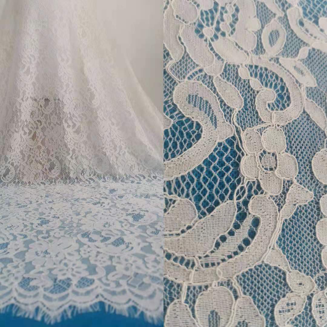 Bridal lace fabric