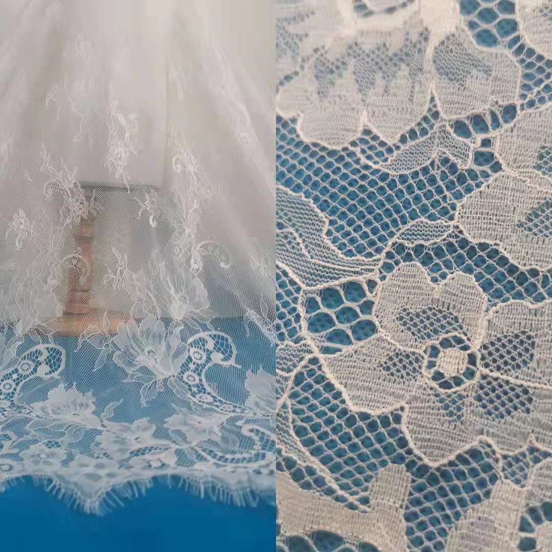 Bridal lace fabric