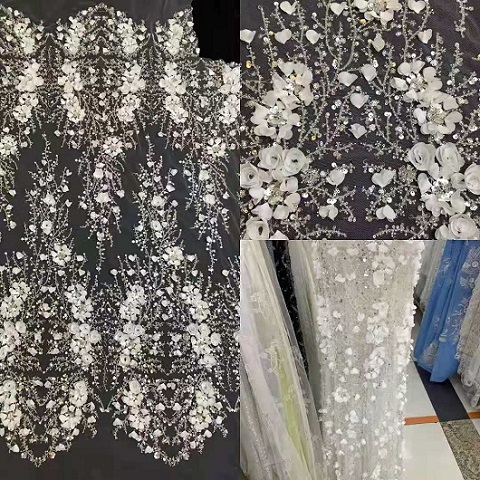 Bridal lace fabric