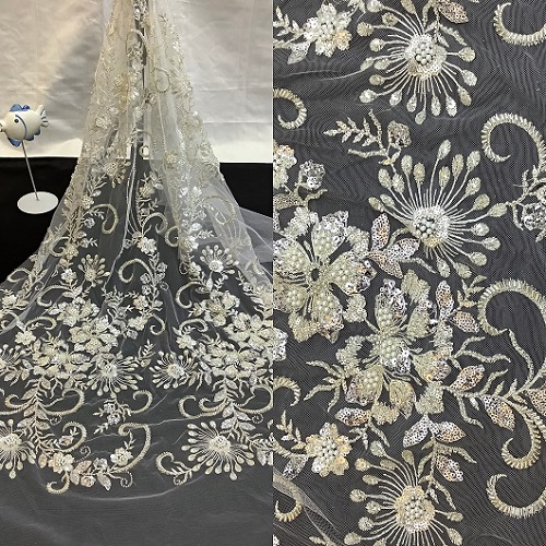 Bridal lace fabric