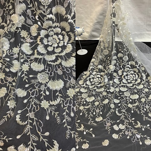 Bridal lace fabric