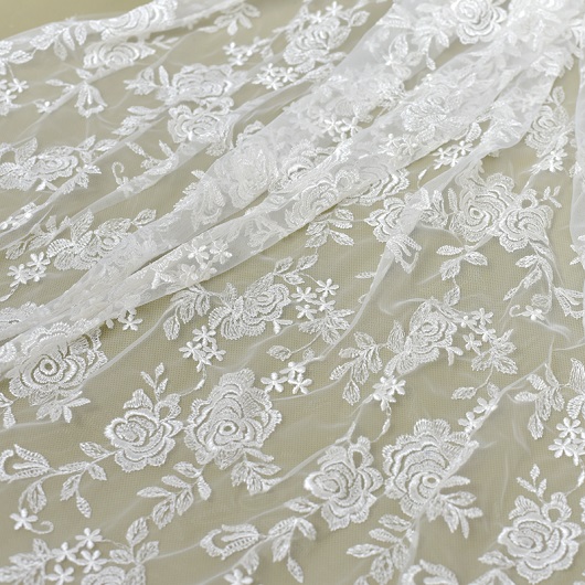 Bridal lace fabric