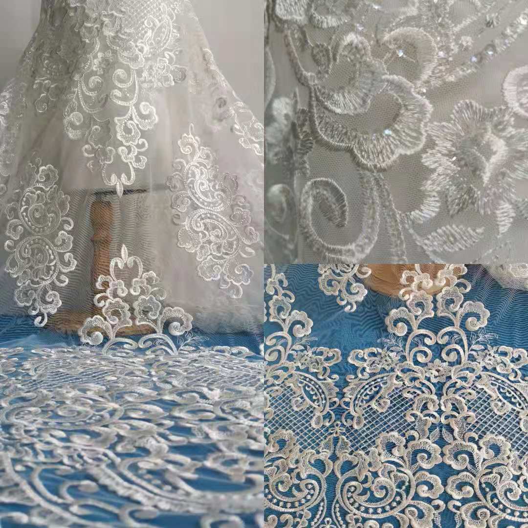 Bridal lace fabric